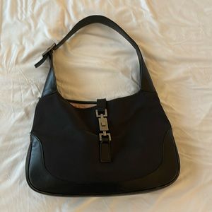 Vintage Gucci Jackie Bag in Black